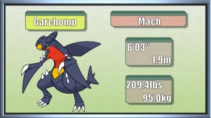 Mega Garchomp Move Set