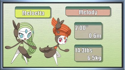 Meloetta  Pokédex