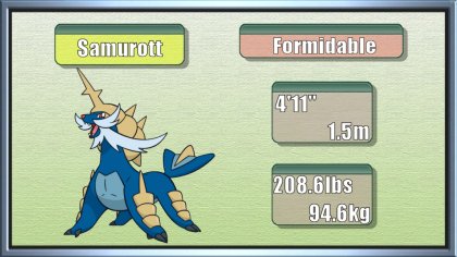 Pokémon Of The Week Samurott