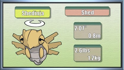 Shedinja Pokédex: stats, moves, evolution & locations