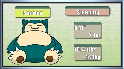 Why is Onix, a 28 ft ROCK Pokemon, half the weight of a 6 foot Snorlax?