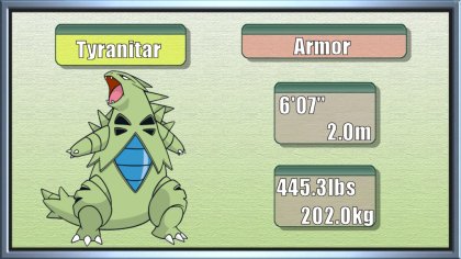 Pokemon zekrom x tyranitar fusion