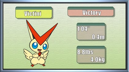 Victini  Pokédex