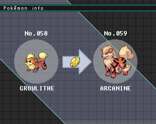 Growlithe Evolution Chart