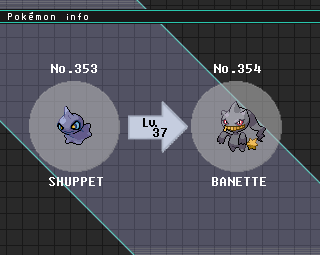 Pokemon Banette Evolution