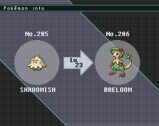 shroomish evolution