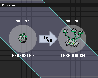 ferroseed evolution