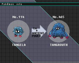 tangela evolution