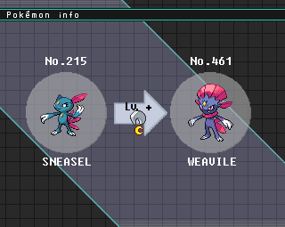 Sneasel Evolution Chart