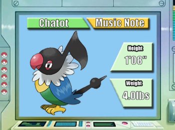 Pokemon Of The Week Chatot