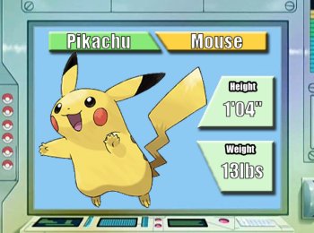 Pokémon Of The Week Pikachu
