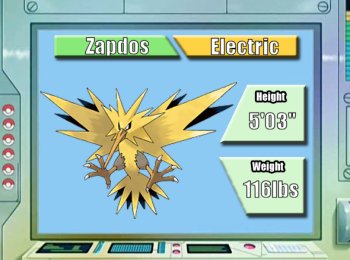 Pokemon Of The Week Zapdos