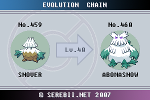 abomasnow evolution