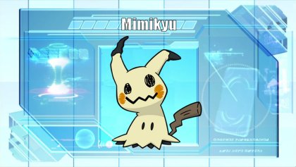 Mimikyu in the snow