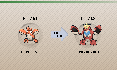 pokemon corphish evolution