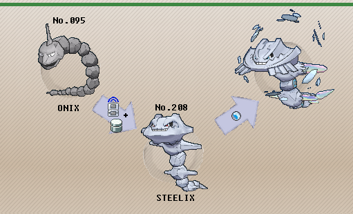 Onix Evolve Pokemon Silver