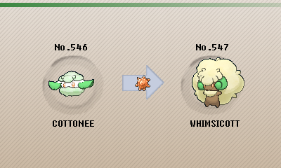 Cottonee Evolution Chart