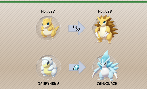 sandslash evolution