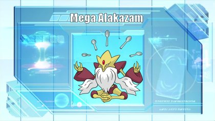 Shiny Mega Alakazam + Special Movie Event Volcanion Pokemon X, Y
