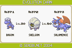 pokemon bagon evolution