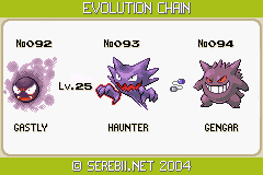 gengar pokemon evolution