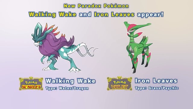 Pokémon Scarlet & Violet - Paradox Pokémon Reveal
