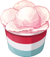 Flower Ice Cream (Cup)