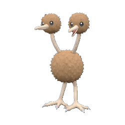 Dr. Lava on X: Doduo's Wings: Doduo's Gen 1 Pokedex entry says its short  wings make flying difficult. Later dex entries never mentioned wings, but  Doduo can learn Fly even to this