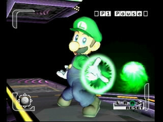 super smash bros melee luigi