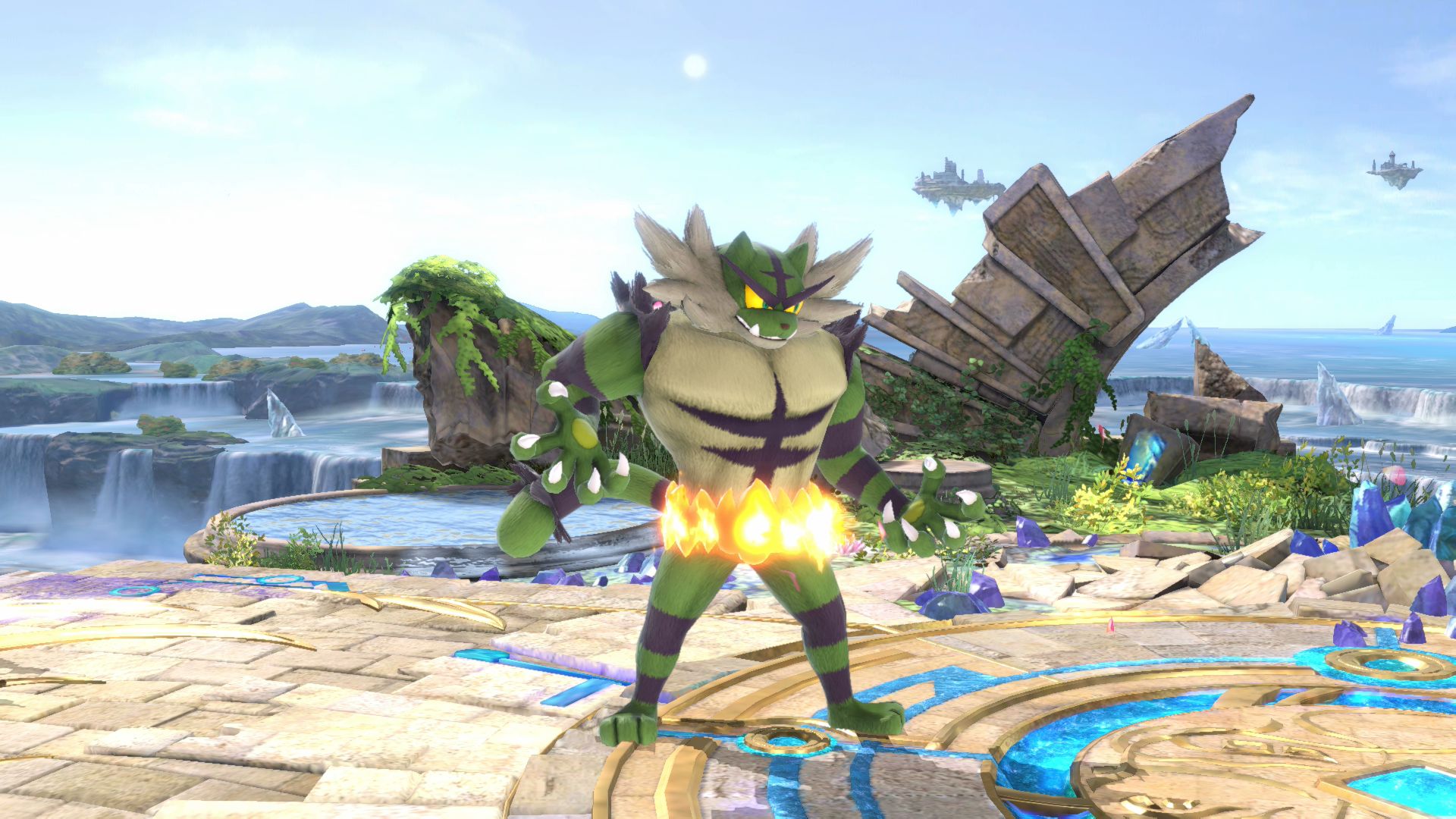 Green incineroar