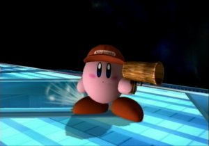 Kirby as Diddy Kong
