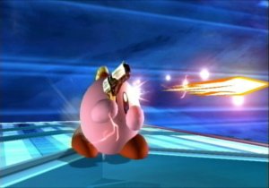 Kirby as Zero Suit Samus