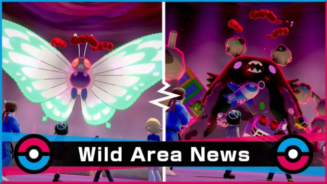 ◓ Pokémon Sword & Shield (Wild Area News): Small Pokémon Event