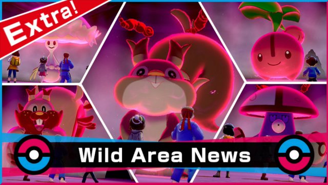 ◓ Pokémon Sword/Shield (Wild Area News): Novo evento de Abril com  monstrinhos das Rotas Iniciais + Ditto!