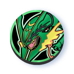 Mega Rayquaza (Pokémon Coin) Mega Rayquaza Coin