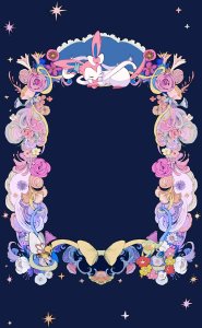 Sylveon & Ribombee & Comfey Display Boards - Pokémon TCG Pocket Sylveon & Ribombee & Comfey Display Boards