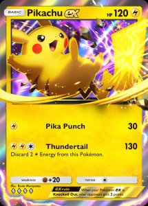 Pikachu ex Card Preview