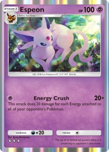 Espeon Card Preview