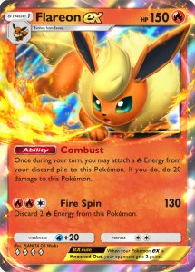 Flareon ex Card Preview