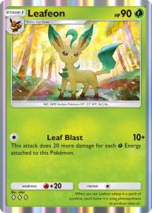 Leafeon Card Preview
