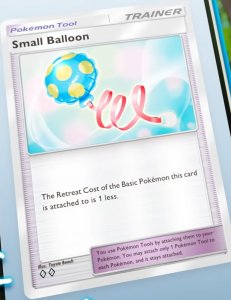 Small Balloon Card Preview - Pokémon TCG Pocket Small Balloon Card Preview