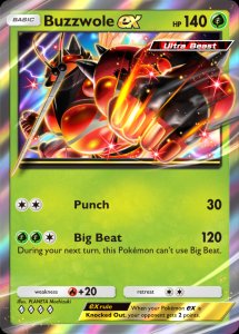 Buzzwole ex Card Preview