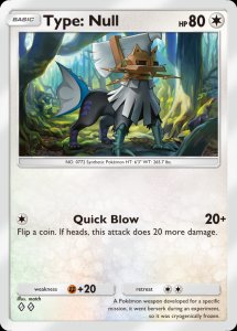Type Null Card Preview