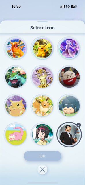 Pokémon TCG Pocket Profile Icons