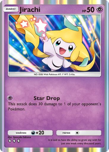 Mega Rising - #106  Jirachi