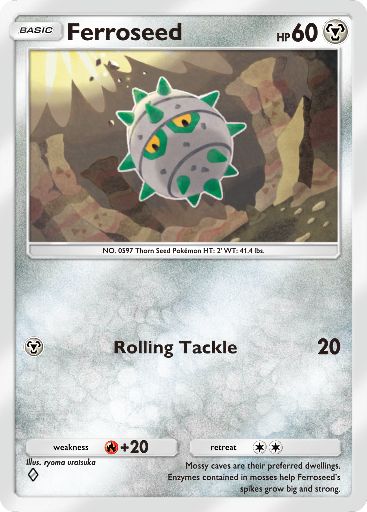 Mega Rising - #166  Ferroseed