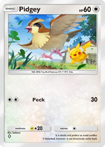 Mega Rising - #180  Pidgey