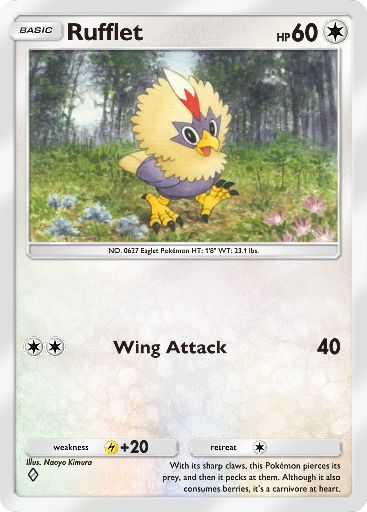 Mega Rising - #204  Rufflet
