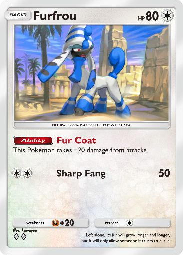 Mega Rising - #208  Furfrou