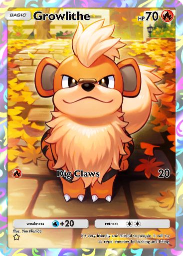 Mega Rising - #230  Growlithe
